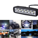 6-LED Work Light Bar Spot Flood Lights Driving Lamp Offroad Car Truck ASH
