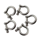 5x Stainless Steel Screw Pin Anchor Shackle Bow Rigging European Style VUP