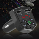 Hands-free Bluetooth 5.0 Car Kit FM Transmitter USB Charger Adapter MP3  VNX