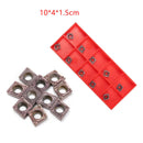 10pcs CCMT060204 Lathe CNC Carbide Blades Insert for Turning Tool New PUH WCM