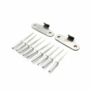 1Set Universal Alloy Steel Spring Pin Kit Hook Lock Security for Car Hood CGY