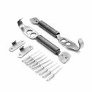1Set Universal Alloy Steel Spring Pin Kit Hook Lock Security for Car Hood PLW
