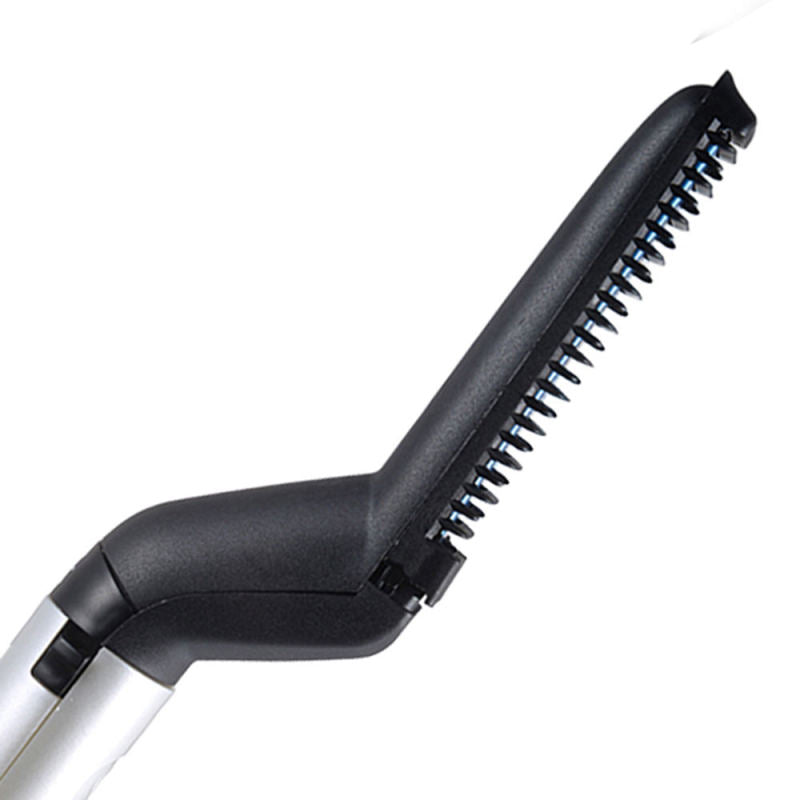 Quick Hair Styler Comb Curling Iron Volumize Flatten Straighten for Men/La CLI