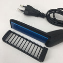 Quick Hair Styler Comb Curling Iron Volumize Flatten Straighten for Men/La CLI