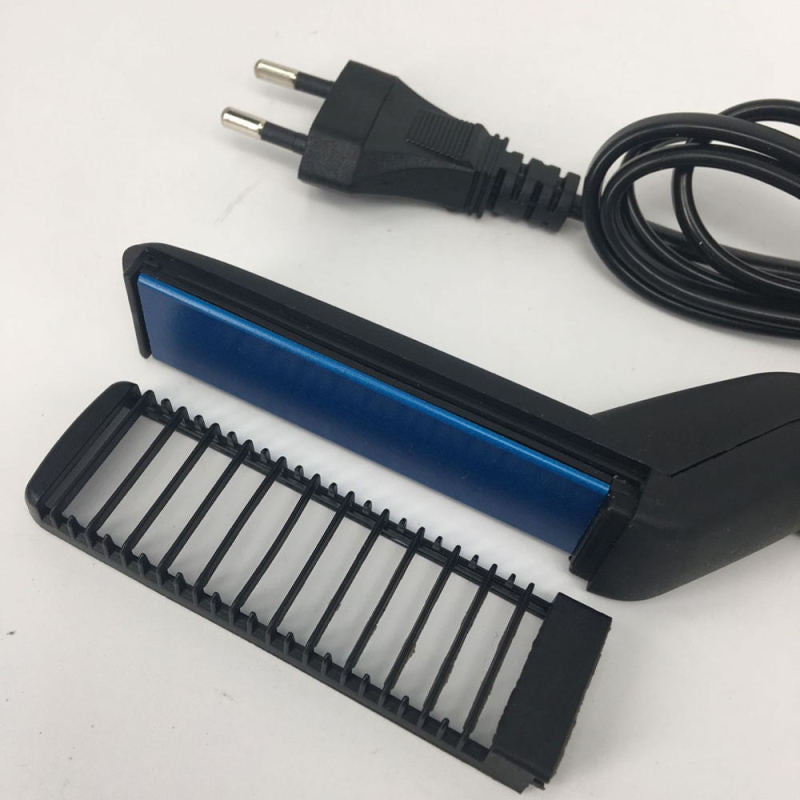 Quick Hair Styler Comb Curling Iron Volumize Flatten Straighten for Men/La CLI