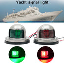 1Pair Marine Bow Light 12V Stainless Steel LED Navigation Side Lights SZP