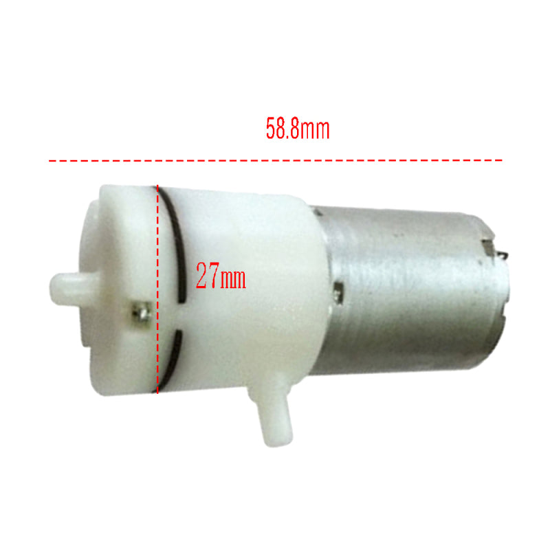 2X DC 3.7V Micro 370 Motor Mini Air Pump Vacuum Pump Self-Priming Breas LMB