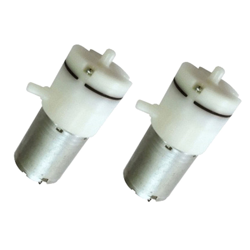 2X DC 3.7V Micro 370 Motor Mini Air Pump Vacuum Pump Self-Priming Breas LMB