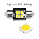 4x No Error 6 SMD LED Light 239 272 262 C6W Canbus Xenon White Festoon Bulb
