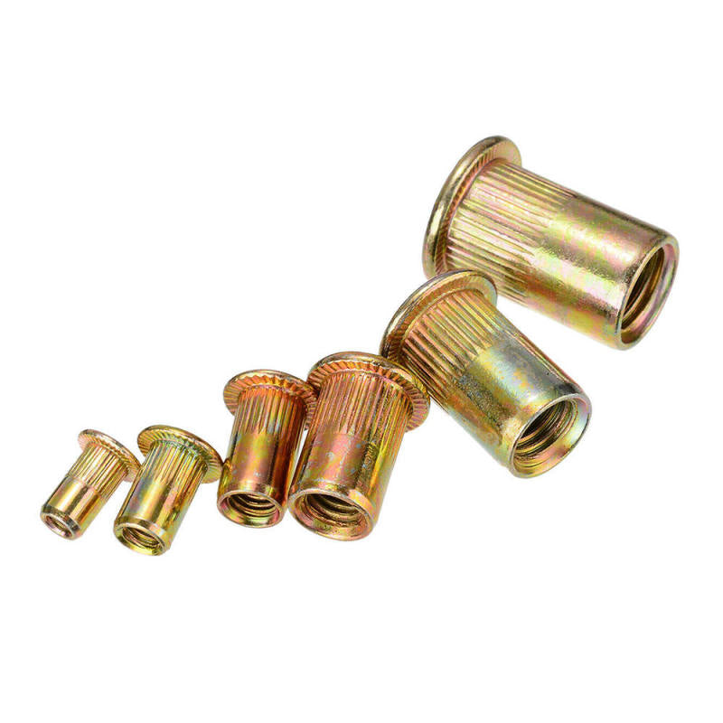 175pcs Set Rivet Nut Mixed Zinc Steel Rivnut Insert Nutsert Threaded M3 FMK