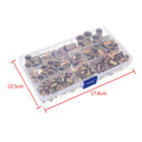175pcs Set Rivet Nut Mixed Zinc Steel Rivnut Insert Nutsert Threaded M3 FMK