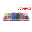 2 Box 1200X Wire Crimp Tube Connector Insulated Pin End Tube Terminal Ferrules f