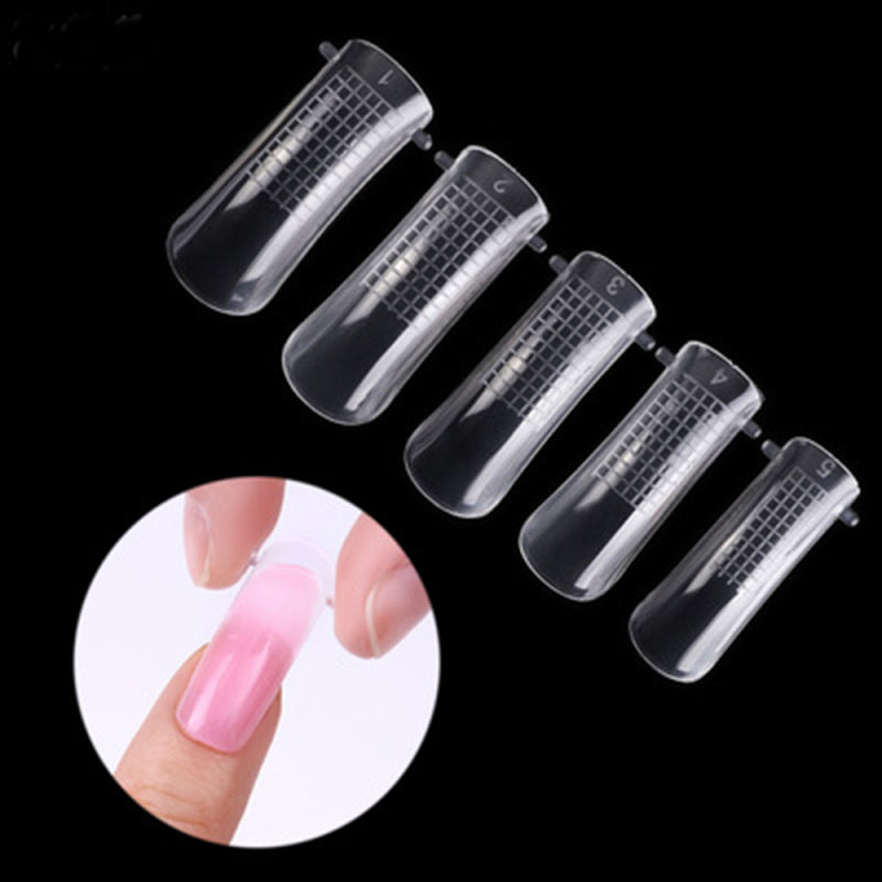 100pcs Nail Fast Phototherapy Crystal Extended Armor Sheet Nail Mold Beauty Tool