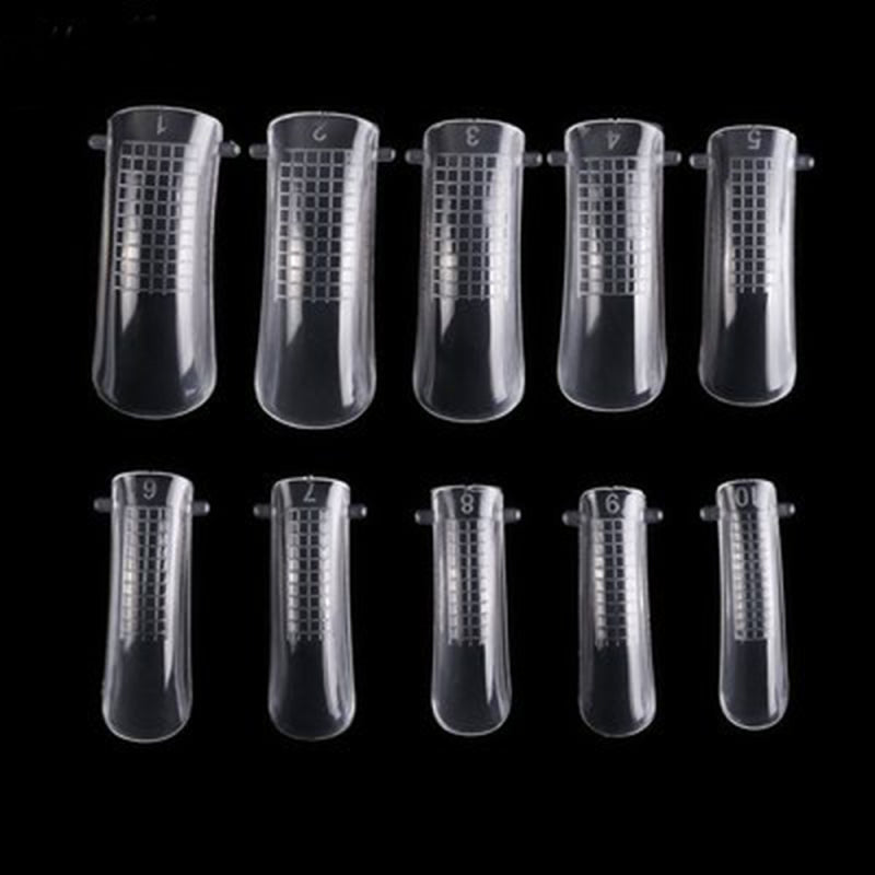 100pcs Nail Fast Phototherapy Crystal Extended Armor Sheet Nail Mold Beauty Tool