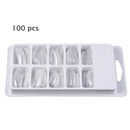 100pcs Nail Fast Phototherapy Crystal Extended Armor Sheet Nail Mold Beauty Tool