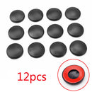 48PC Universal Car Interior Door Lock Screw Protector Cover Cap Trim Acc ZJT