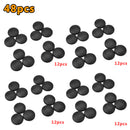 48PC Universal Car Interior Door Lock Screw Protector Cover Cap Trim Acc ZJT