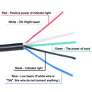 22mm LED Motorcycle Handlebar Headlight Switch Fog Light ON OFF Waterproof ZCO