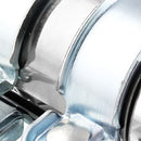 2.5 Inches Exhaust Pipe Clamp Modification Stainless Steel Tail Throat Hoop Clip