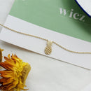 Lady Sweet Fashion Manual Plating Pineapple Pendant Chain Finished Necklace New