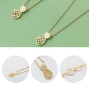 Lady Sweet Fashion Manual Plating Pineapple Pendant Chain Finished Necklace New