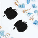 30 PCS Black Packing Velvet Drawstring Jewellery Gift Pouch Bag Storage ONU UIF
