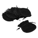 30 PCS Black Packing Velvet Drawstring Jewellery Gift Pouch Bag Storage ONU UIF