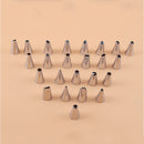 24pcs Pastry Cake Decorating Nozzles Tips Set Kit for Icing Piping Bag Tool Pen