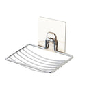 Self Adhesive Sticky Pad Stainless Steel Soap Holder For Home Kitchen Bathroom