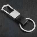 Exquisite Men's metal keychain creative leather car keychain  DIY Gifts JRT