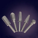 5 Piece Rotary Burr Set Rasp Tool Grinding Polishing Shaping Burnishing Wo KCQ
