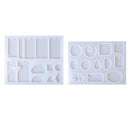 127Pcs Assorted Styles Silicone Jewelry Casting Molds and Tools Set DIY Cr IRG