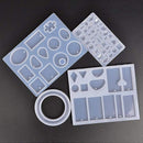 127Pcs Assorted Styles Silicone Jewelry Casting Molds and Tools Set DIY Cr IRG