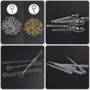 127Pcs Assorted Styles Silicone Jewelry Casting Molds and Tools Set DIY Cr IRG