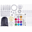 83PCS Silicone Jewelry Casting Molds DIY CrystalTool Set Bracelet Penda DPW