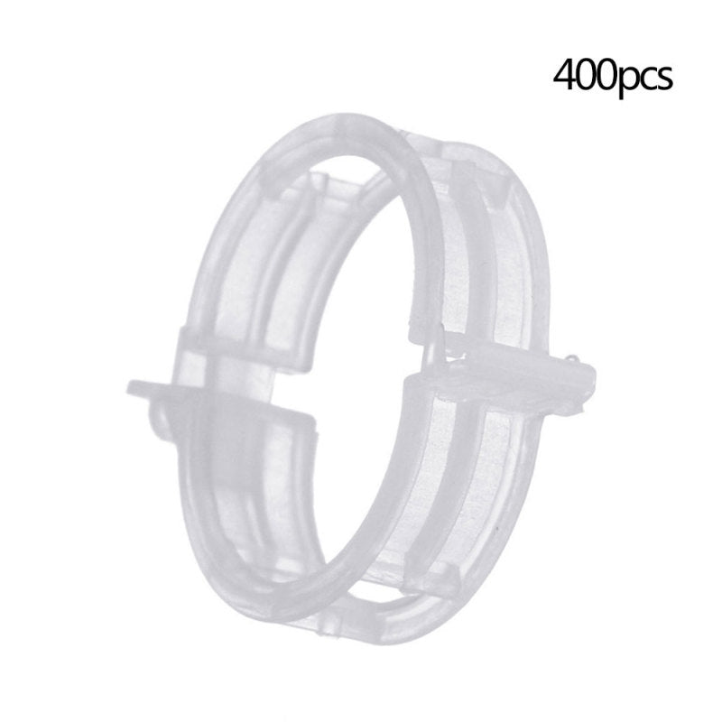 400Pcs Plant Support Garden Clips For Vine Upright Vegetable Tomato PVK