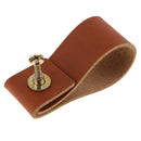 Leather Drawer Pull Leather Cabinet Pull Leather Door Handle Leather Knob CVX