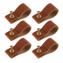 Leather Drawer Pull Leather Cabinet Pull Leather Door Handle Leather Knob CVX