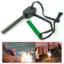 Camping Steel Flint Stone Rod Fire Starter Lighter Magnesium Survival To IXP