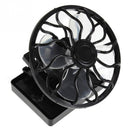 Mini Clip On Solar Power Energy Panel Cooling Cell Fan Cooler for Travel C XAU