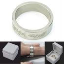 1PCS 20MM Sliver Retro Super Strong Magnetic Ring Tricks Magic Props New UVY