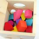 13 Holes Intelligence Box Geometry Digital House Shape Cube Classic Woode XFW