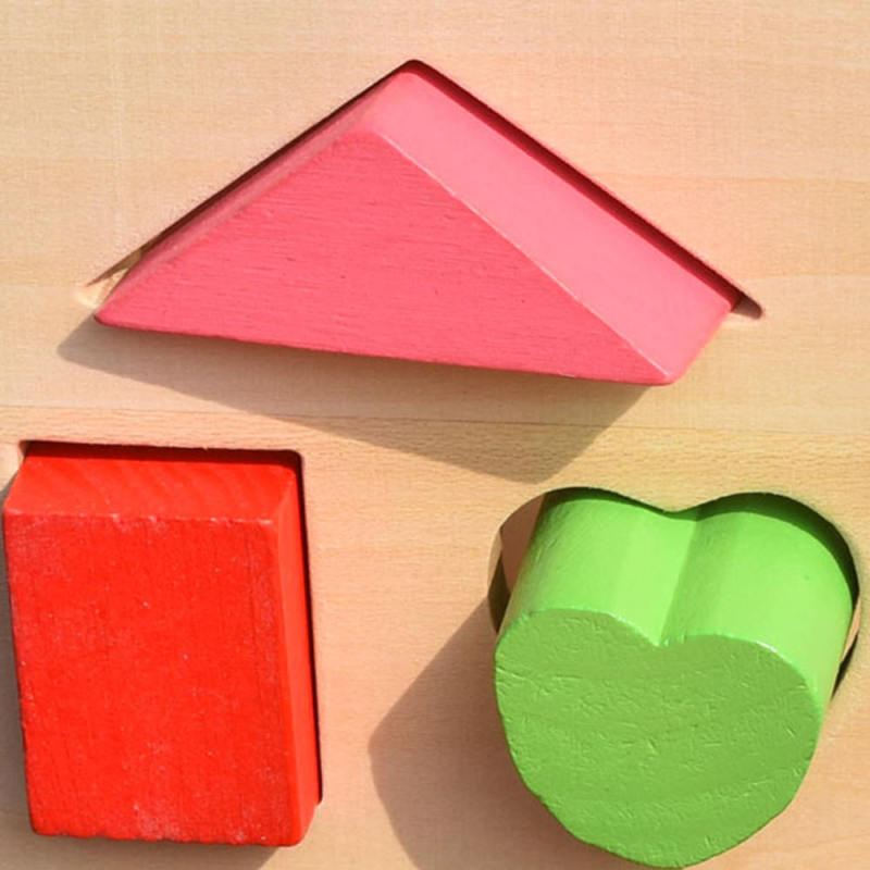 13 Holes Intelligence Box Geometry Digital House Shape Cube Classic Woode XFW