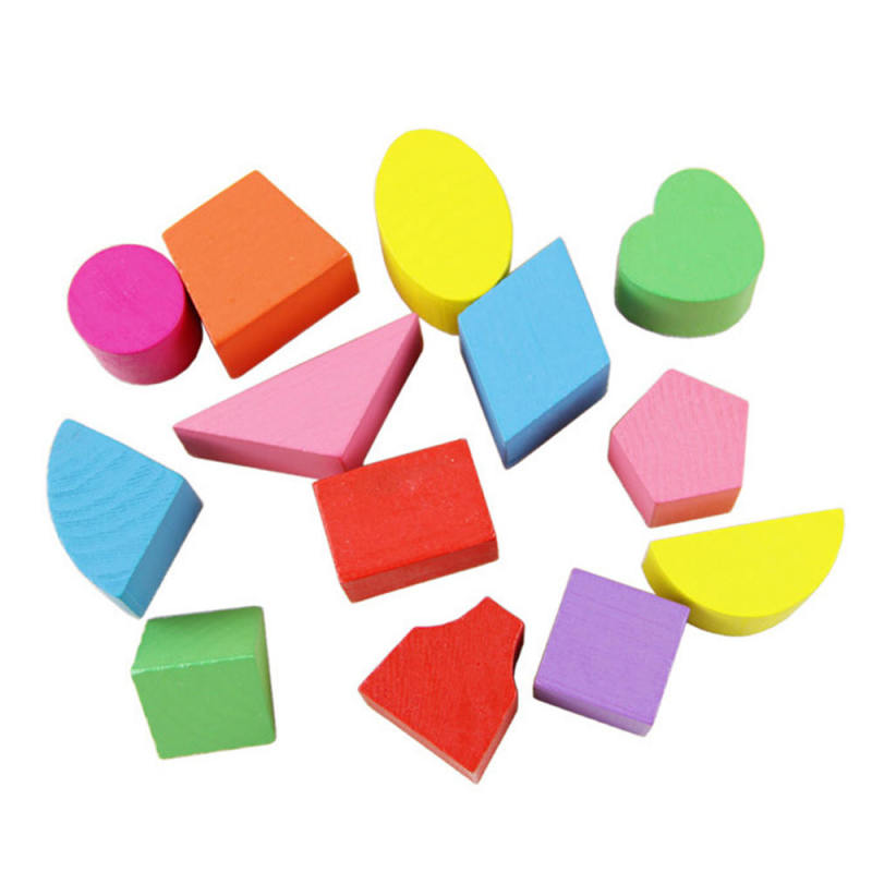 13 Holes Intelligence Box Geometry Digital House Shape Cube Classic Woode XFW