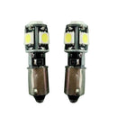 2pcs Hot 12v BA9S 5050 H6W 5 SMD LED White Car Side Wedge Tail Light Lamps VRB