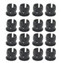 100pcs Industrical 5mm Black Plastic LED Clip Holder Display Panel Case QVB