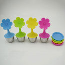 Silicone Flower Tea Infuser Herbal Loose LeafÃ‚Â Strainer Diffuser Strainer  VJX
