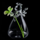 Clear Angel Planter Hanging Glass Vase Flower Hydroponic Stand Plants Bottle HOx