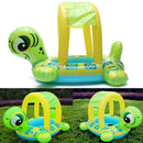 Baby Kids Float Seat Tortoise Boat Inflatable Swim Ring Pool Water Fun ghf