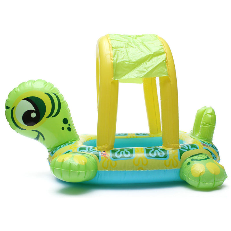 Baby Kids Float Seat Tortoise Boat Inflatable Swim Ring Pool Water Fun ghf